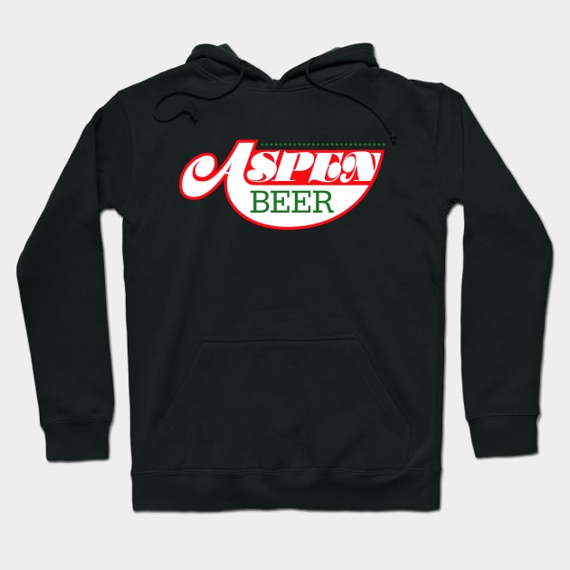 Aspen Beer White Logo Hoodie by Ekliptik